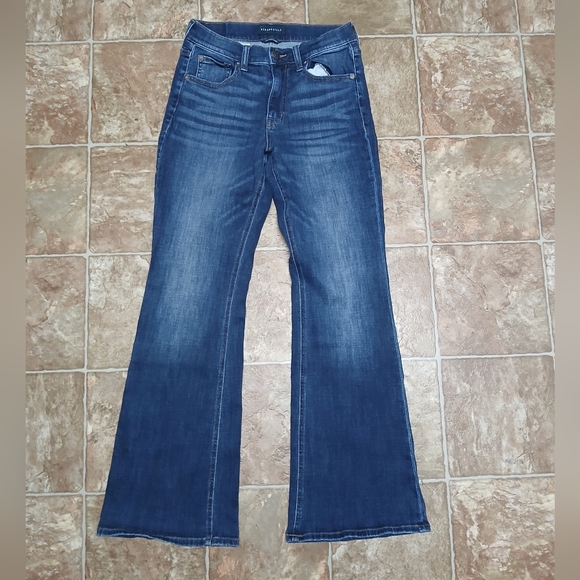 Aeropostale Denim - Aeropostale High Rise Lightly Distressed Flare Jeans Size 6